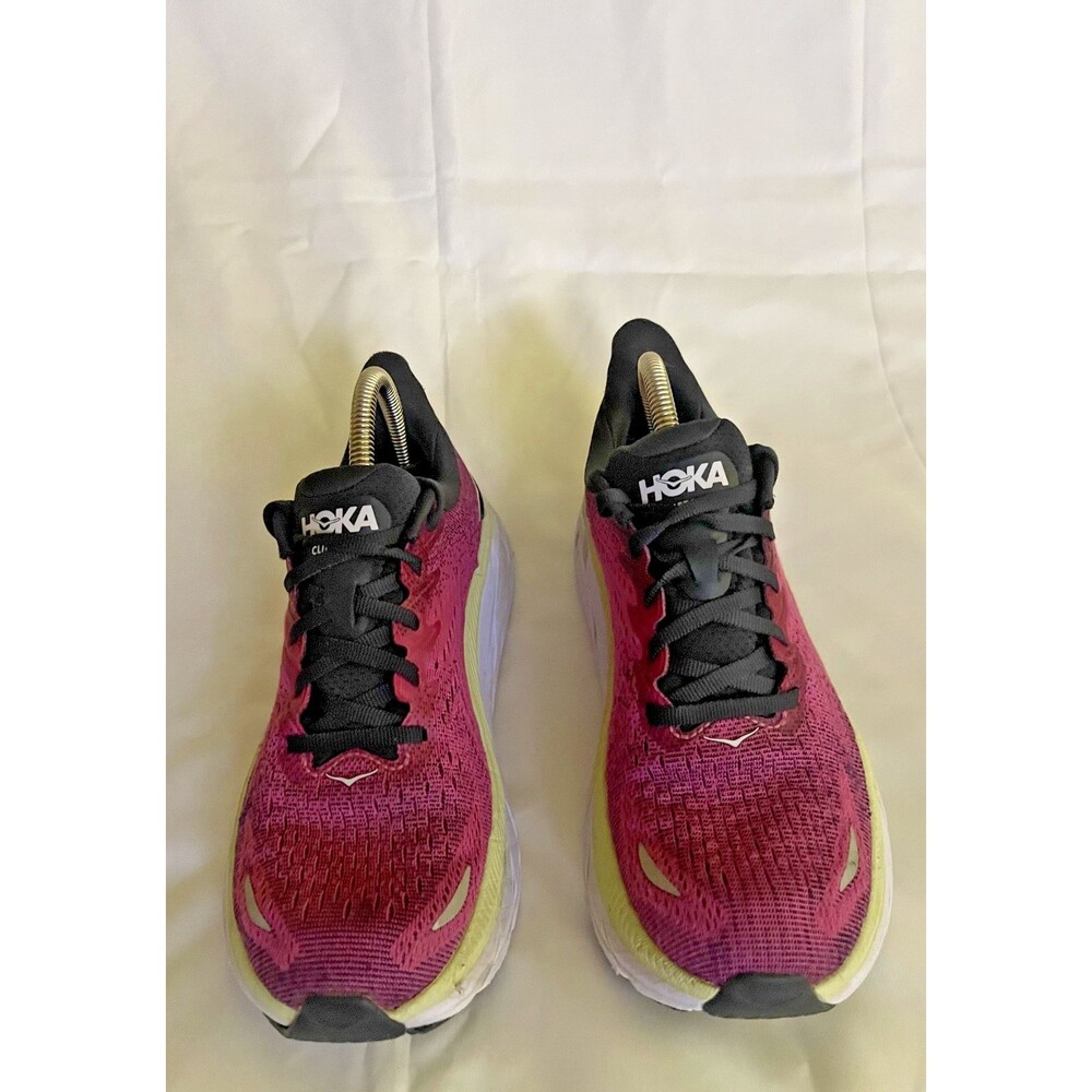 HOKA One One Women's Clifton 8 Running Shoes Sz 6.5 Rose Pink - Picture 4 of 16